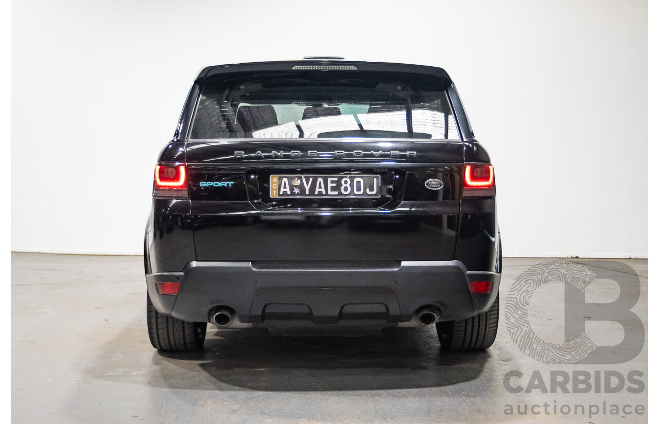 11/2015 Land Rover Range Rover Sport 3.0 TDV6 S (AWD) LW MY16 4d Wagon Santorini Black Metallic Turbo Diesel V6 3.0L