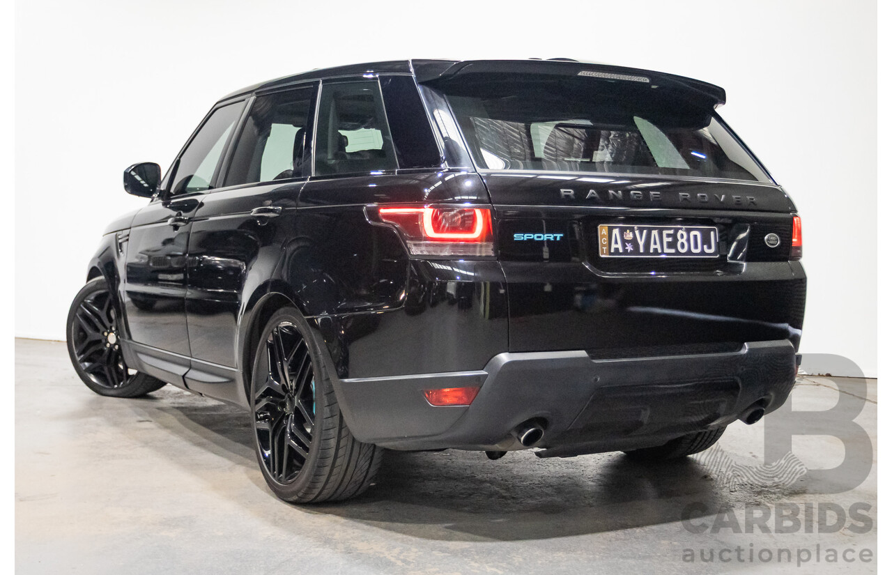 11/2015 Land Rover Range Rover Sport 3.0 TDV6 S (AWD) LW MY16 4d Wagon Santorini Black Metallic Turbo Diesel V6 3.0L