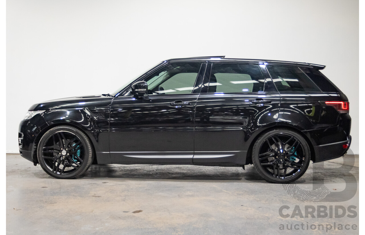 11/2015 Land Rover Range Rover Sport 3.0 TDV6 S (AWD) LW MY16 4d Wagon Santorini Black Metallic Turbo Diesel V6 3.0L