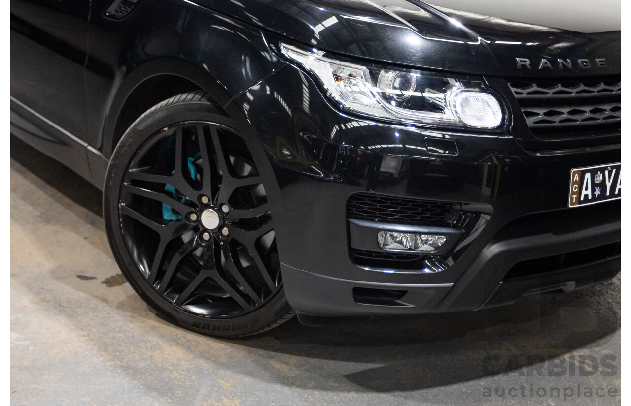 11/2015 Land Rover Range Rover Sport 3.0 TDV6 S (AWD) LW MY16 4d Wagon Santorini Black Metallic Turbo Diesel V6 3.0L