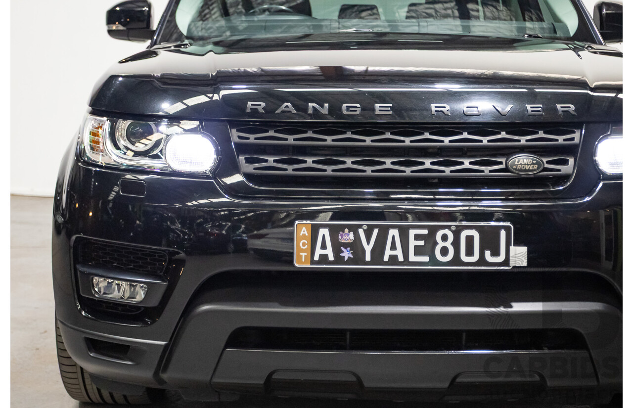 11/2015 Land Rover Range Rover Sport 3.0 TDV6 S (AWD) LW MY16 4d Wagon Santorini Black Metallic Turbo Diesel V6 3.0L