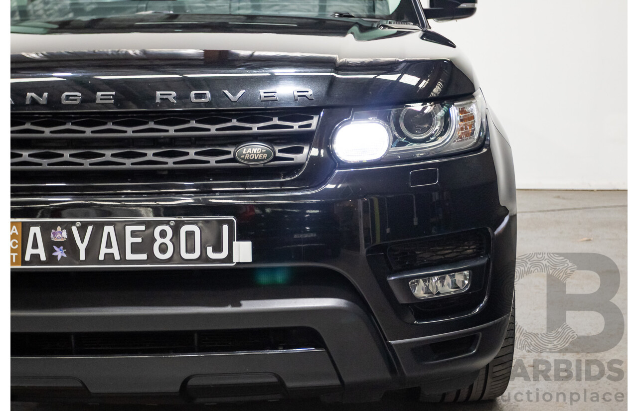 11/2015 Land Rover Range Rover Sport 3.0 TDV6 S (AWD) LW MY16 4d Wagon Santorini Black Metallic Turbo Diesel V6 3.0L