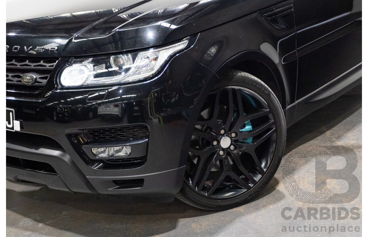 11/2015 Land Rover Range Rover Sport 3.0 TDV6 S (AWD) LW MY16 4d Wagon Santorini Black Metallic Turbo Diesel V6 3.0L