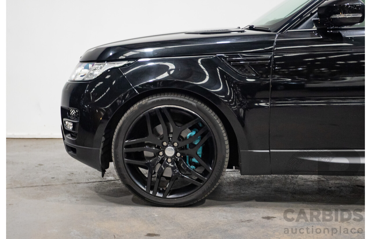 11/2015 Land Rover Range Rover Sport 3.0 TDV6 S (AWD) LW MY16 4d Wagon Santorini Black Metallic Turbo Diesel V6 3.0L