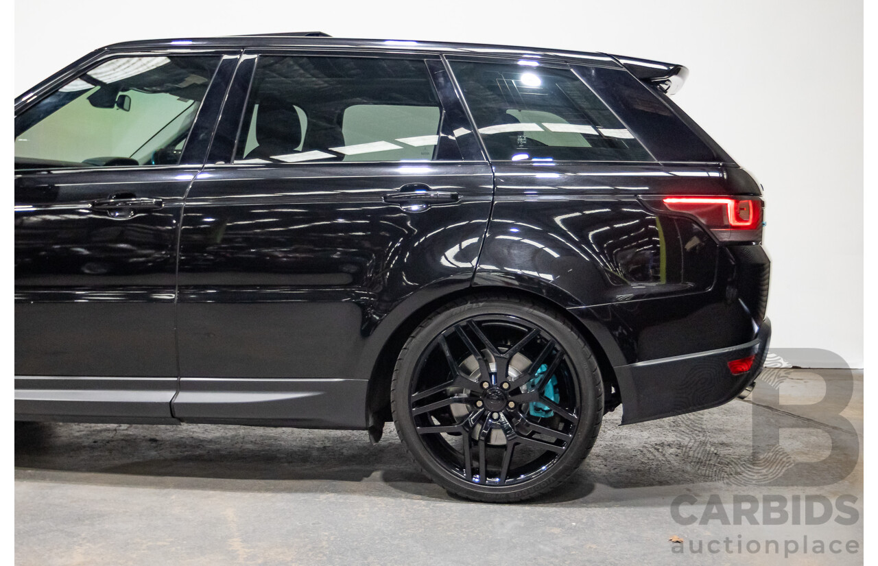 11/2015 Land Rover Range Rover Sport 3.0 TDV6 S (AWD) LW MY16 4d Wagon Santorini Black Metallic Turbo Diesel V6 3.0L
