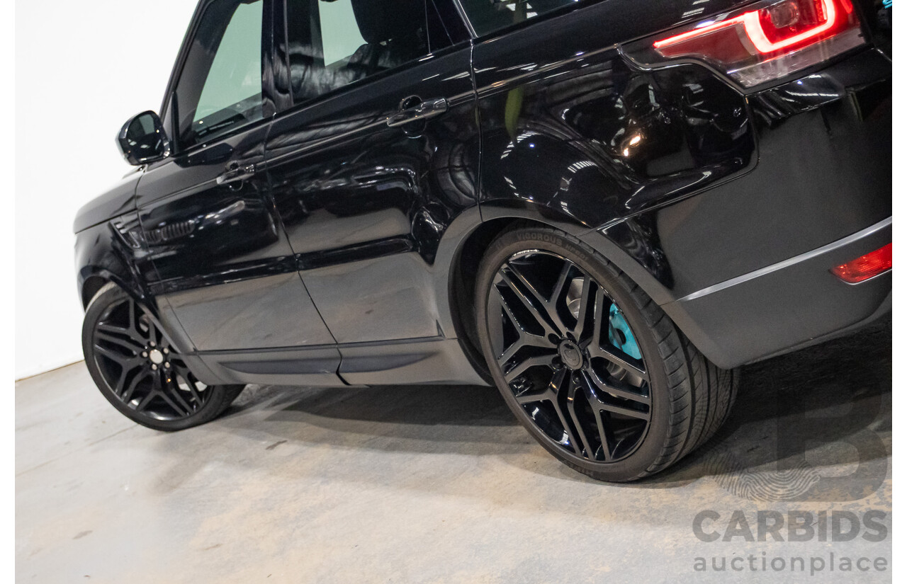 11/2015 Land Rover Range Rover Sport 3.0 TDV6 S (AWD) LW MY16 4d Wagon Santorini Black Metallic Turbo Diesel V6 3.0L