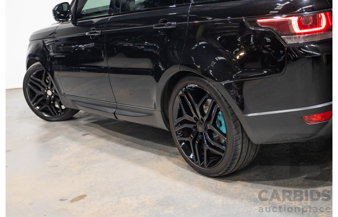 11/2015 Land Rover Range Rover Sport 3.0 TDV6 S (AWD) LW MY16 4d Wagon Santorini Black Metallic Turbo Diesel V6 3.0L