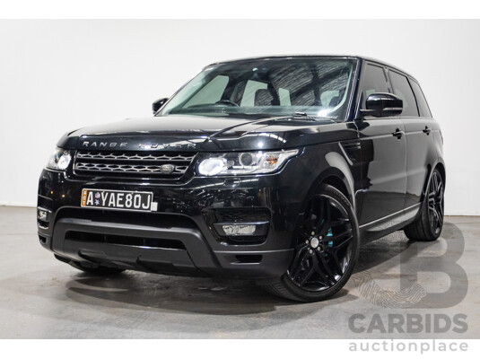 11/2015 Land Rover Range Rover Sport 3.0 TDV6 S (AWD) LW MY16 4d Wagon Santorini Black Metallic Turbo Diesel V6 3.0L