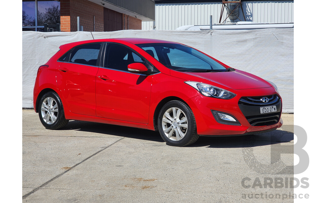 12/2012 Hyundai i30 Elite GD 5d Hatchback Red 1.8L