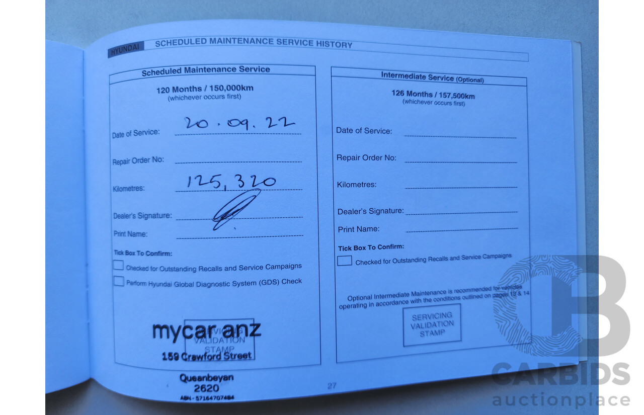 12/2012 Hyundai i30 Elite GD 5d Hatchback Red 1.8L