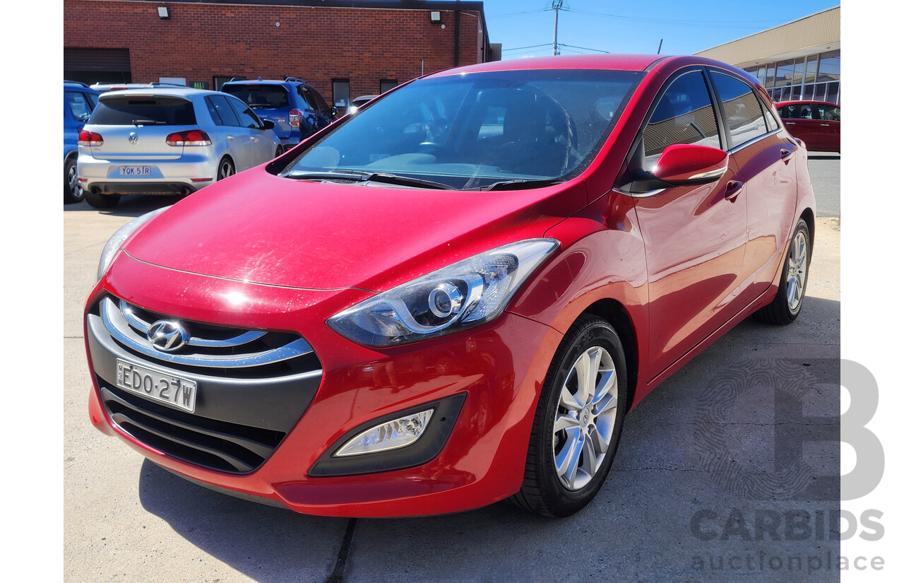 12/2012 Hyundai i30 Elite GD 5d Hatchback Red 1.8L