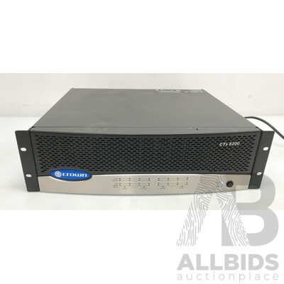 Crown Audio (CTS-8200) Eight Channel Power Amplifier