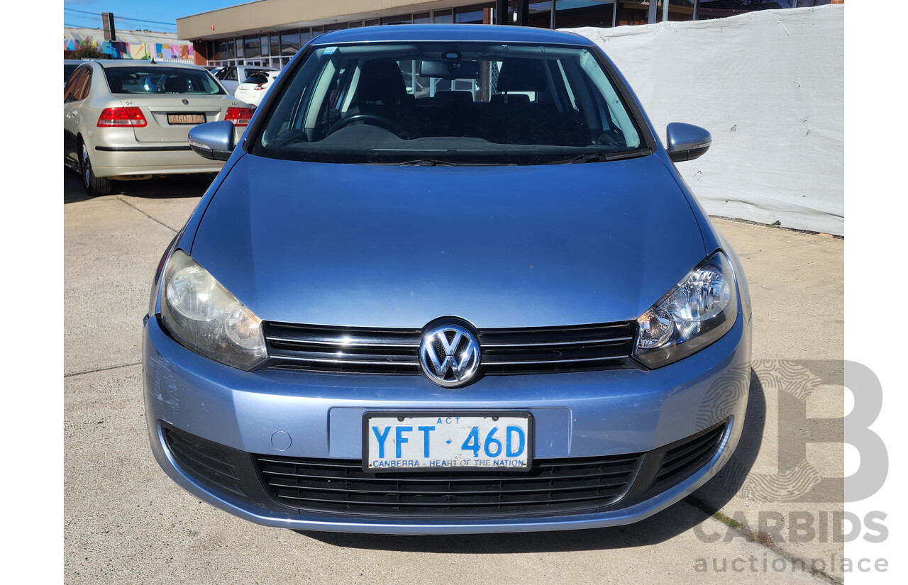 9/2009 Volkswagen Golf 103 TDI Comfortline 1K 6TH GEN 5d Hatchback Blue 2.0L