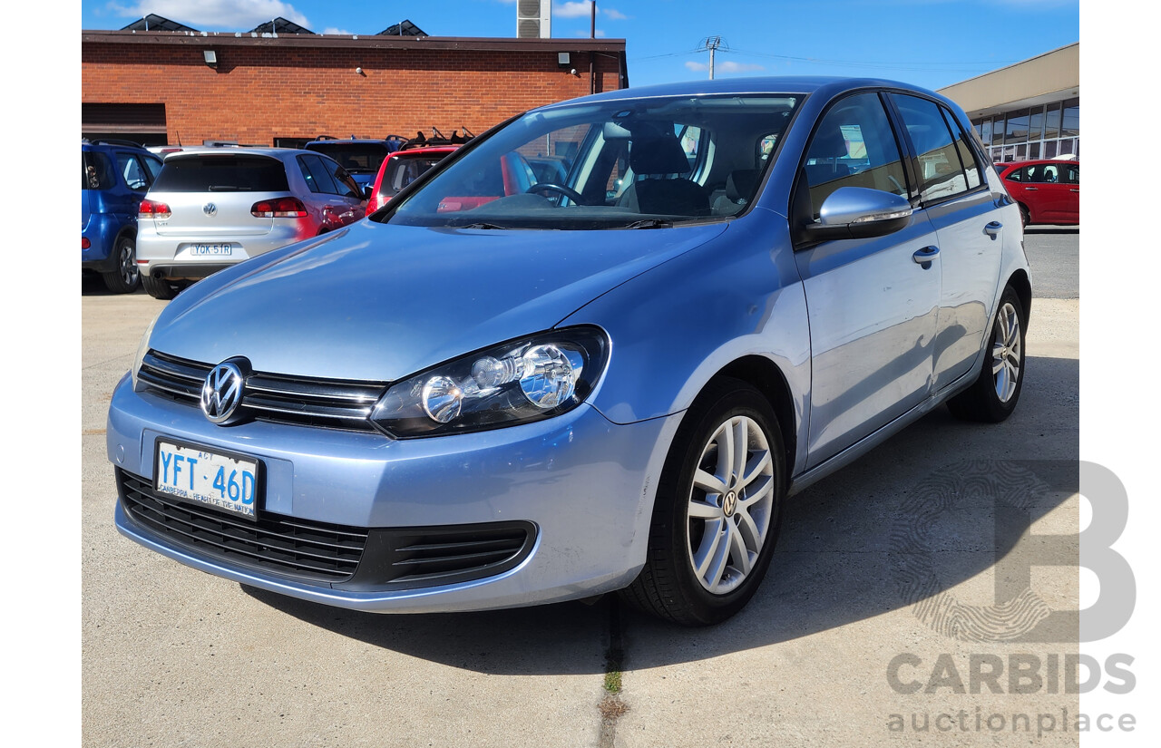9/2009 Volkswagen Golf 103 TDI Comfortline 1K 6TH GEN 5d Hatchback Blue 2.0L