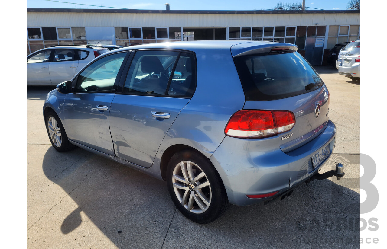 9/2009 Volkswagen Golf 103 TDI Comfortline 1K 6TH GEN 5d Hatchback Blue 2.0L