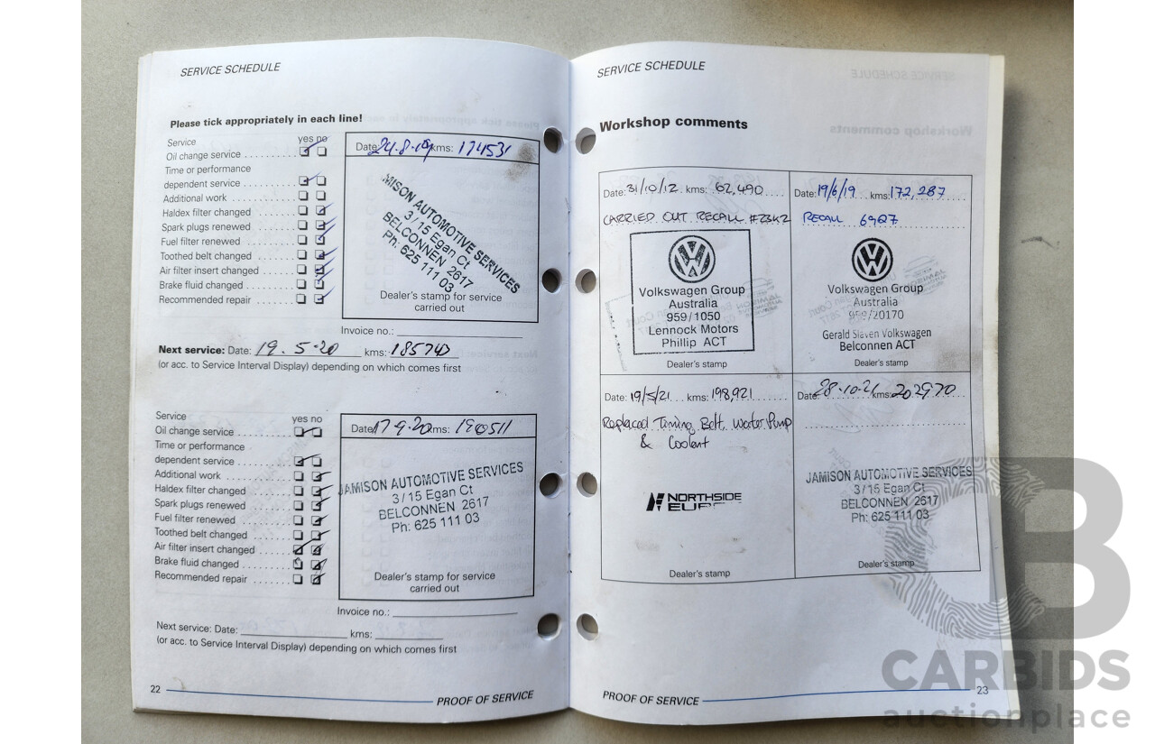 9/2009 Volkswagen Golf 103 TDI Comfortline 1K 6TH GEN 5d Hatchback Blue 2.0L