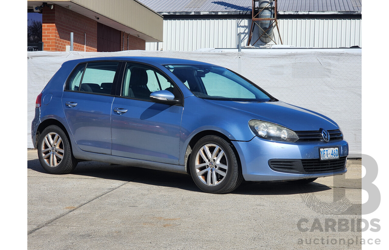 9/2009 Volkswagen Golf 103 TDI Comfortline 1K 6TH GEN 5d Hatchback Blue 2.0L