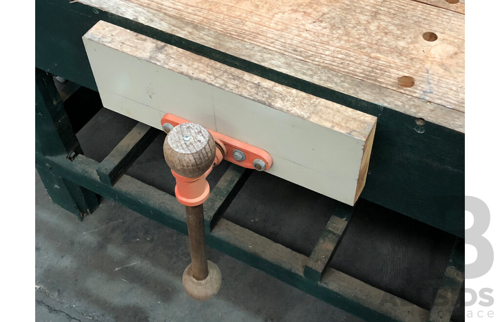 Abbott & Ashby 200mnm Utility Bench Grinder and Custom Built Bench