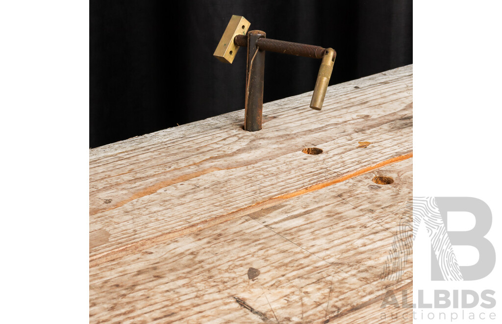 Abbott & Ashby 200mnm Utility Bench Grinder and Custom Built Bench