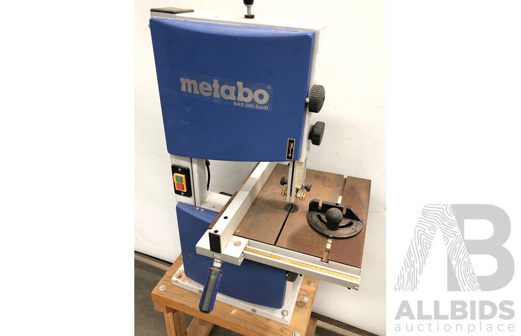 Metabo BAS 260 Swift Band Saw with Custom Built Mobile Stand