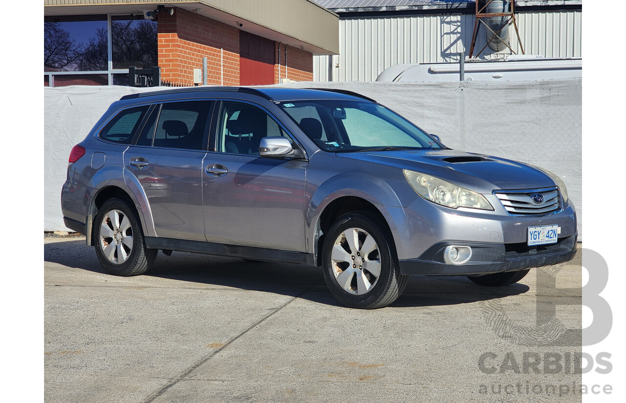 10/2010 Subaru Outback 2.0D MY10 4d Wagon Silver 2.0L
