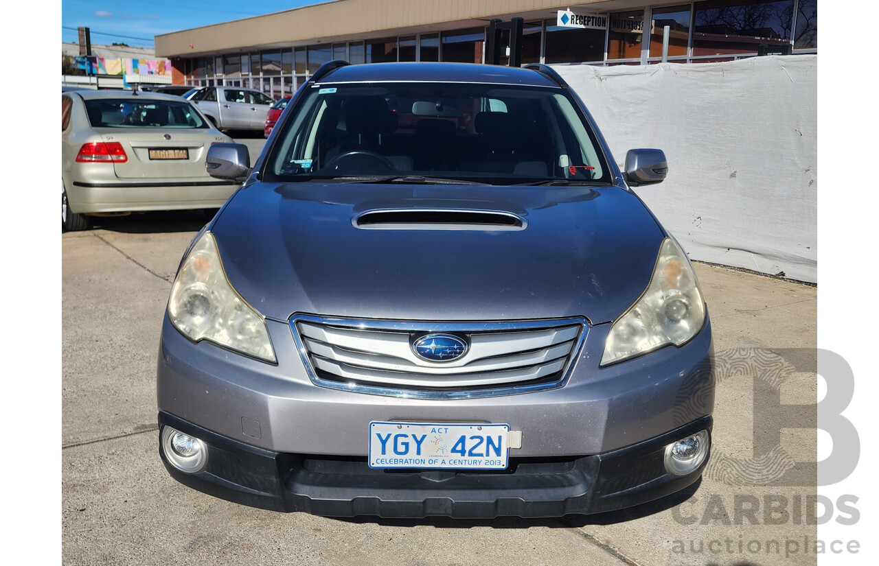 10/2010 Subaru Outback 2.0D MY10 4d Wagon Silver 2.0L