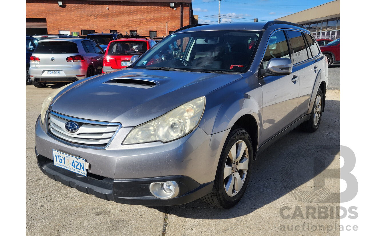10/2010 Subaru Outback 2.0D MY10 4d Wagon Silver 2.0L