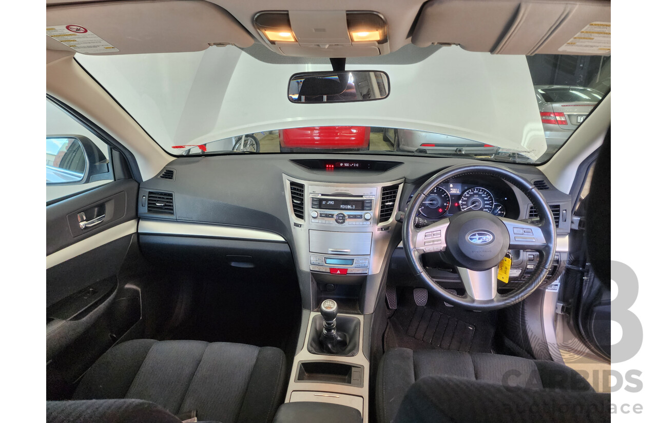 10/2010 Subaru Outback 2.0D MY10 4d Wagon Silver 2.0L