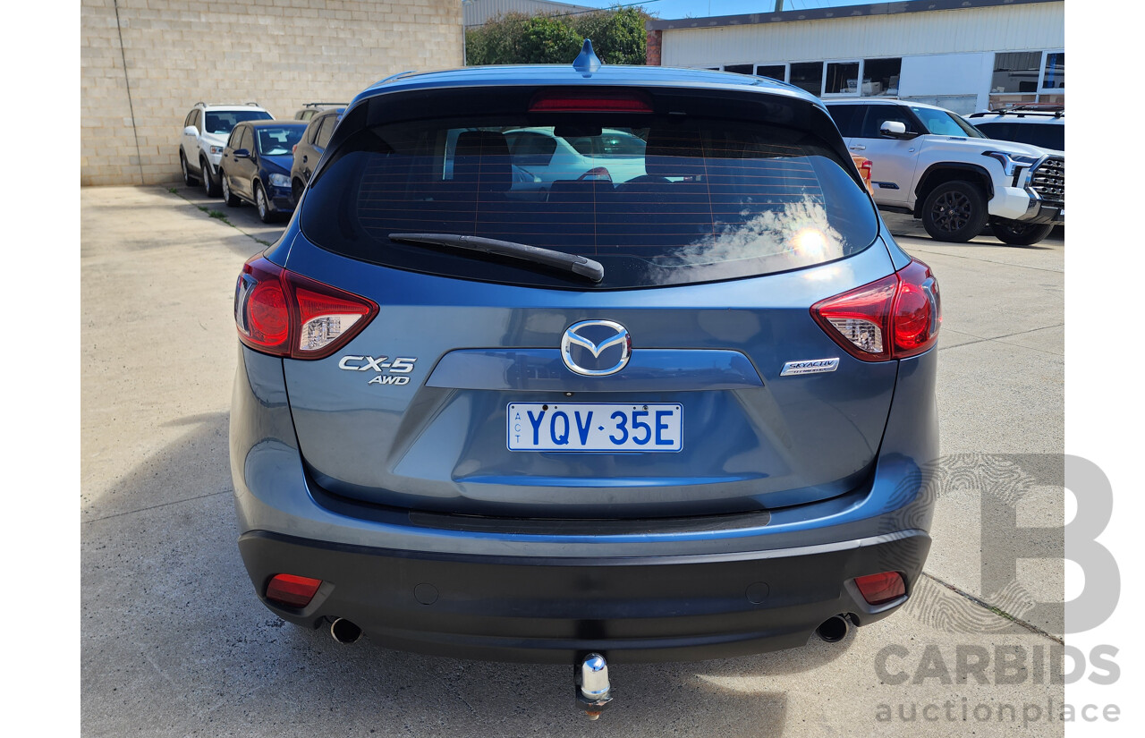 7/2014 Mazda Cx-5 (4x2) MY13 UPGRADE 4d Wagon Blue 2.0L