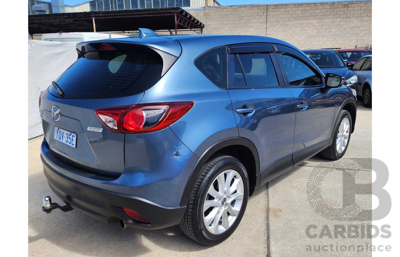 7/2014 Mazda Cx-5 (4x2) MY13 UPGRADE 4d Wagon Blue 2.0L