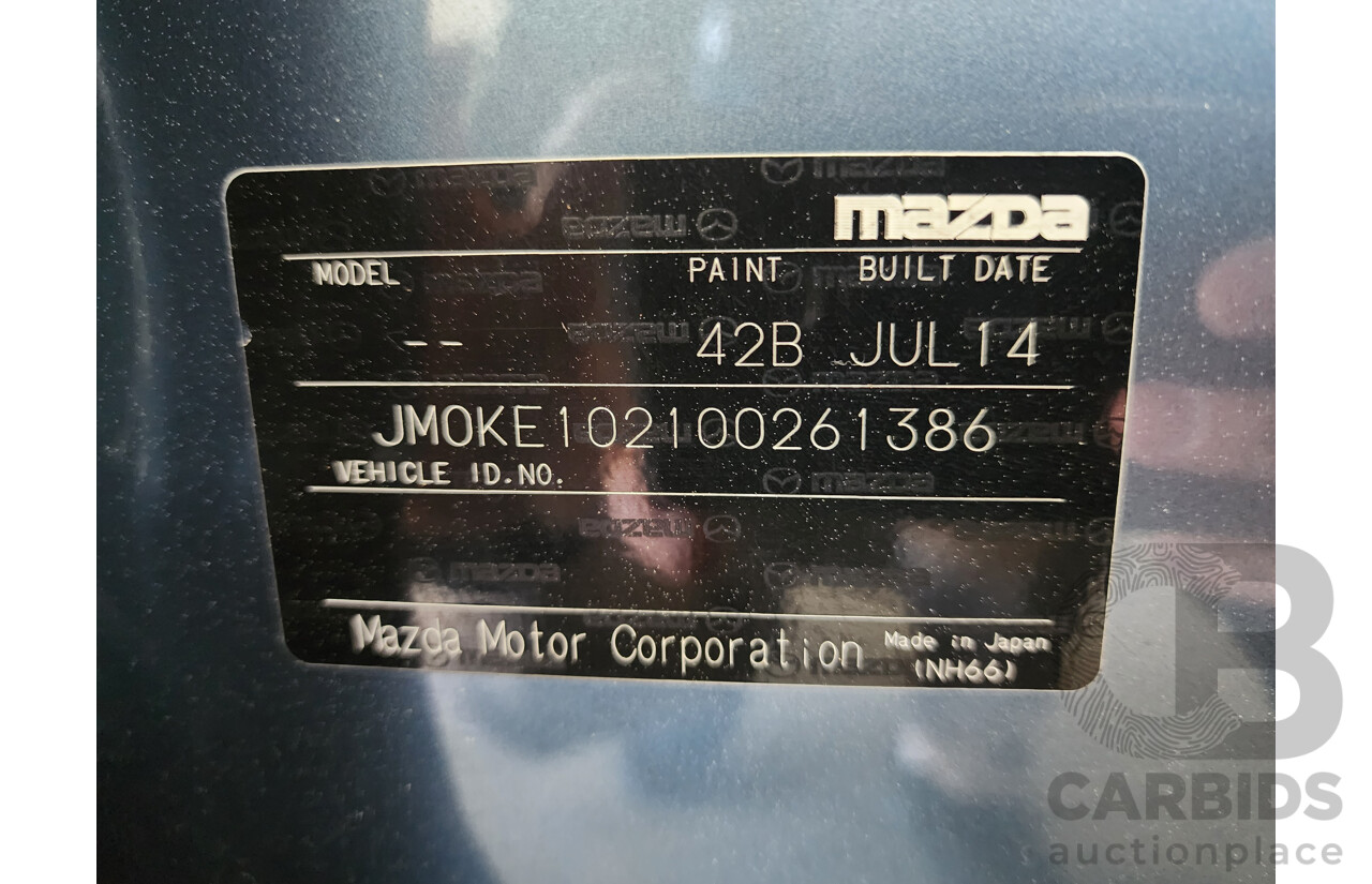 7/2014 Mazda Cx-5 (4x2) MY13 UPGRADE 4d Wagon Blue 2.0L