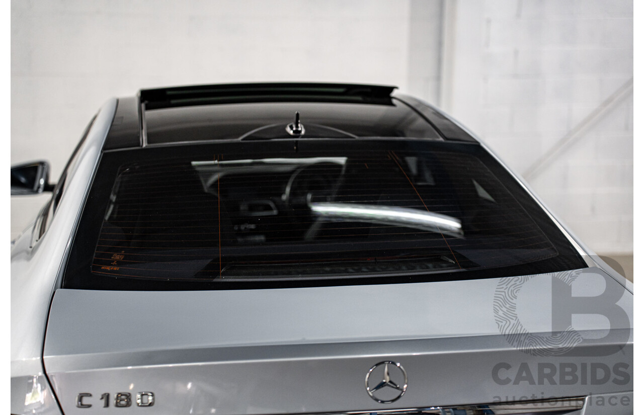 12/2014 Mercedes-Benz C180 W204 MY14 2d Coupe Diamond Silver Metallic Turbo 1.6L