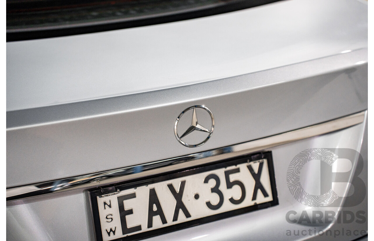 12/2014 Mercedes-Benz C180 W204 MY14 2d Coupe Diamond Silver Metallic Turbo 1.6L