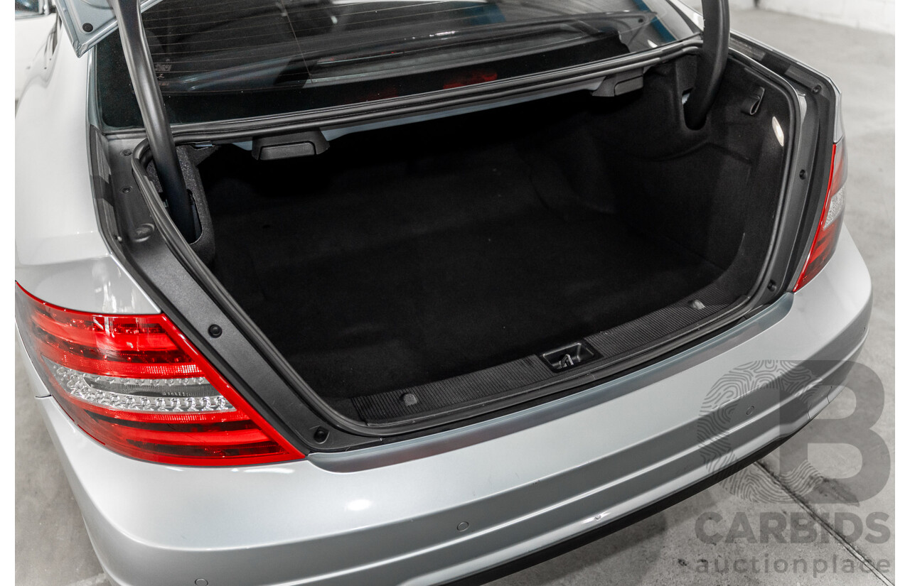 12/2014 Mercedes-Benz C180 W204 MY14 2d Coupe Diamond Silver Metallic Turbo 1.6L