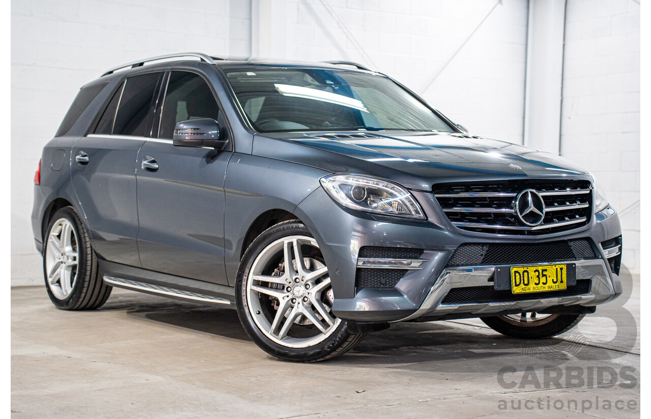 1/2013 Mercedes-Benz ML 250 CDI Bluetec (4x4) 166 4d Wagon Tenorite Grey Metallic Turbo Diesel 2.1L