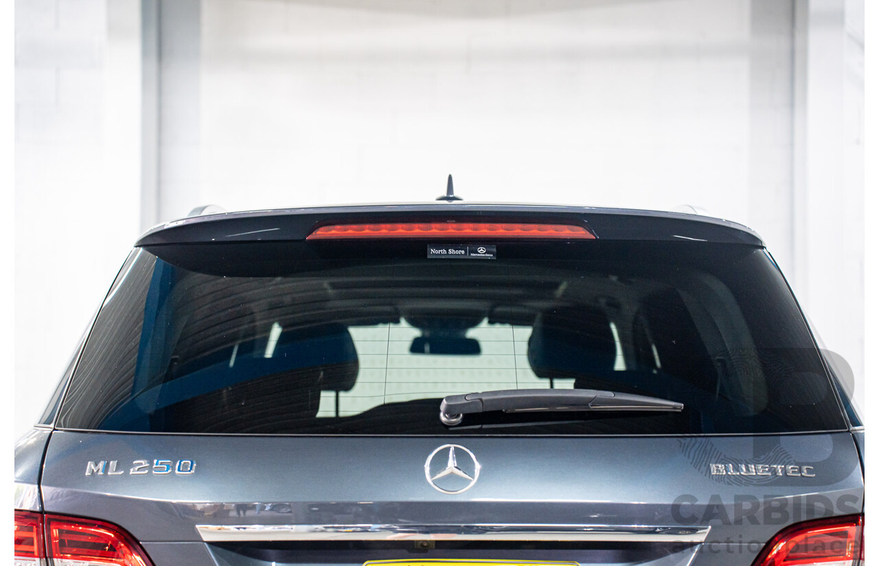 1/2013 Mercedes-Benz ML 250 CDI Bluetec (4x4) 166 4d Wagon Tenorite Grey Metallic Turbo Diesel 2.1L
