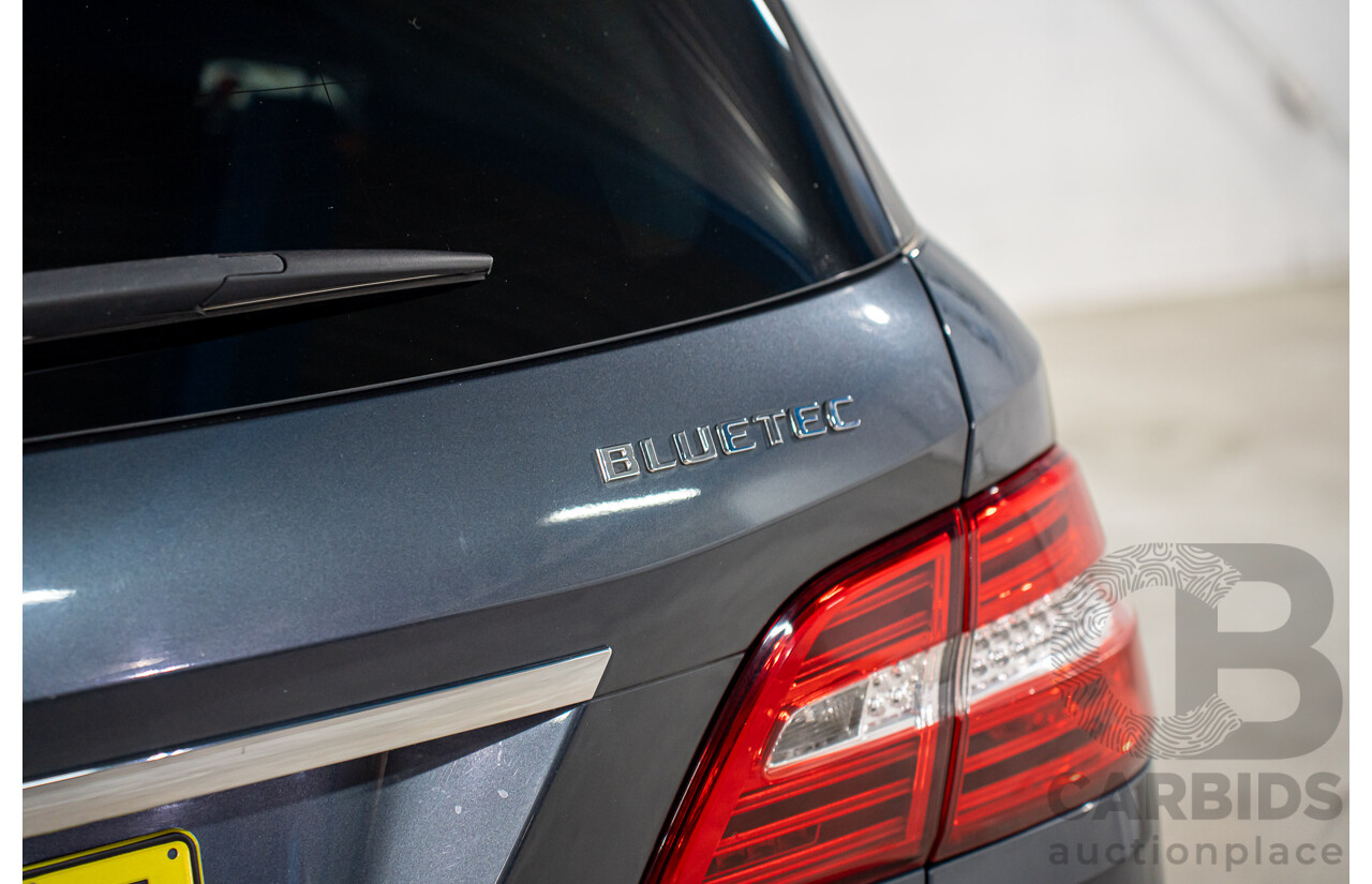 1/2013 Mercedes-Benz ML 250 CDI Bluetec (4x4) 166 4d Wagon Tenorite Grey Metallic Turbo Diesel 2.1L