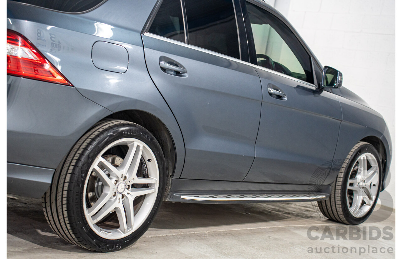 1/2013 Mercedes-Benz ML 250 CDI Bluetec (4x4) 166 4d Wagon Tenorite Grey Metallic Turbo Diesel 2.1L