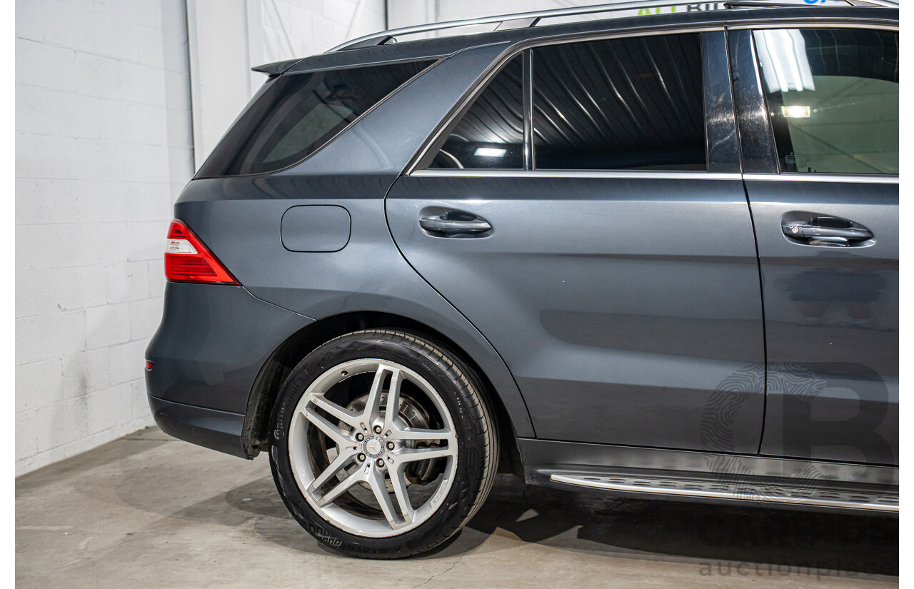 1/2013 Mercedes-Benz ML 250 CDI Bluetec (4x4) 166 4d Wagon Tenorite Grey Metallic Turbo Diesel 2.1L