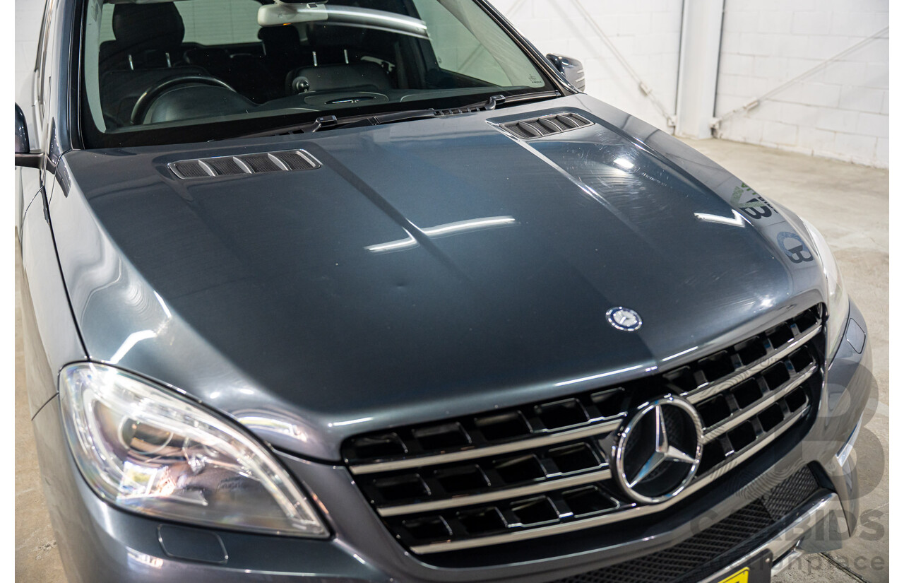 1/2013 Mercedes-Benz ML 250 CDI Bluetec (4x4) 166 4d Wagon Tenorite Grey Metallic Turbo Diesel 2.1L