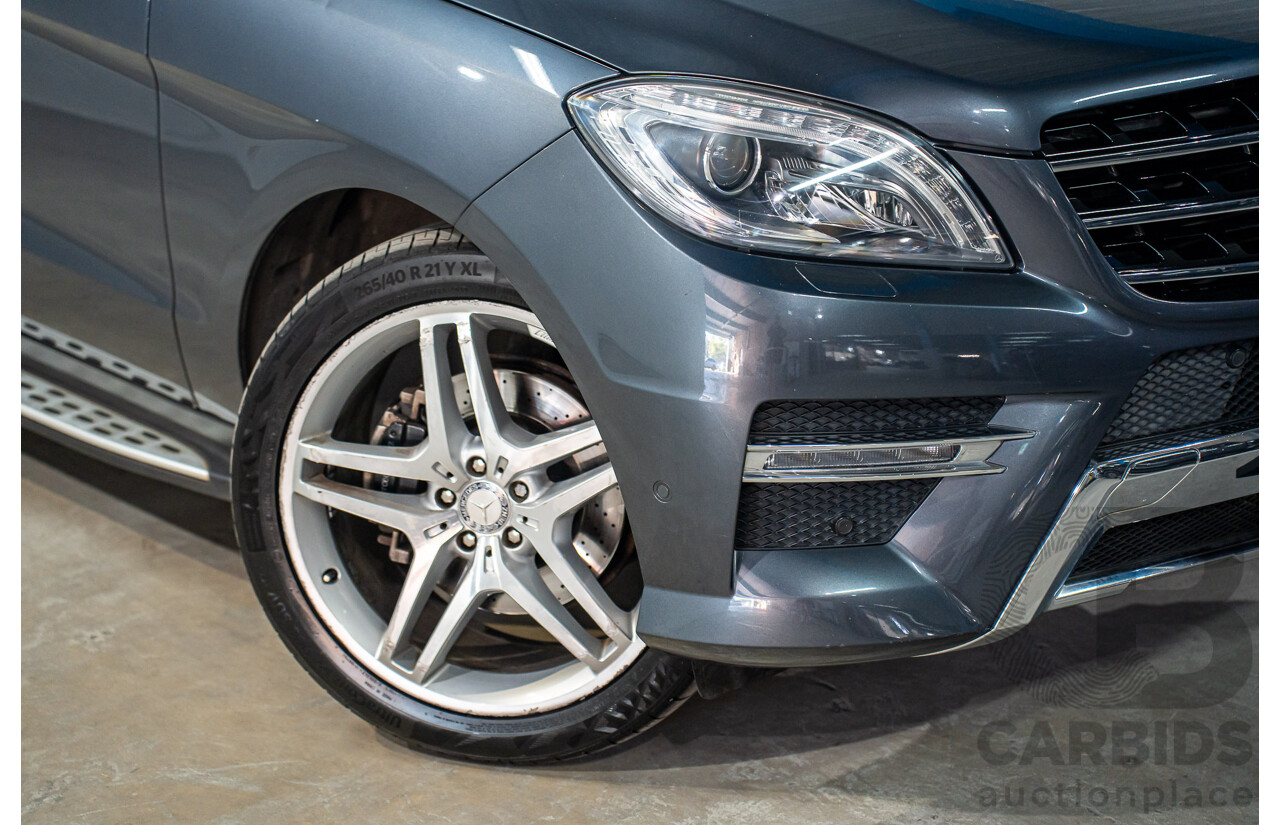 1/2013 Mercedes-Benz ML 250 CDI Bluetec (4x4) 166 4d Wagon Tenorite Grey Metallic Turbo Diesel 2.1L
