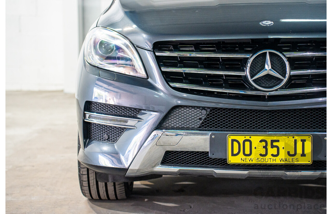 1/2013 Mercedes-Benz ML 250 CDI Bluetec (4x4) 166 4d Wagon Tenorite Grey Metallic Turbo Diesel 2.1L