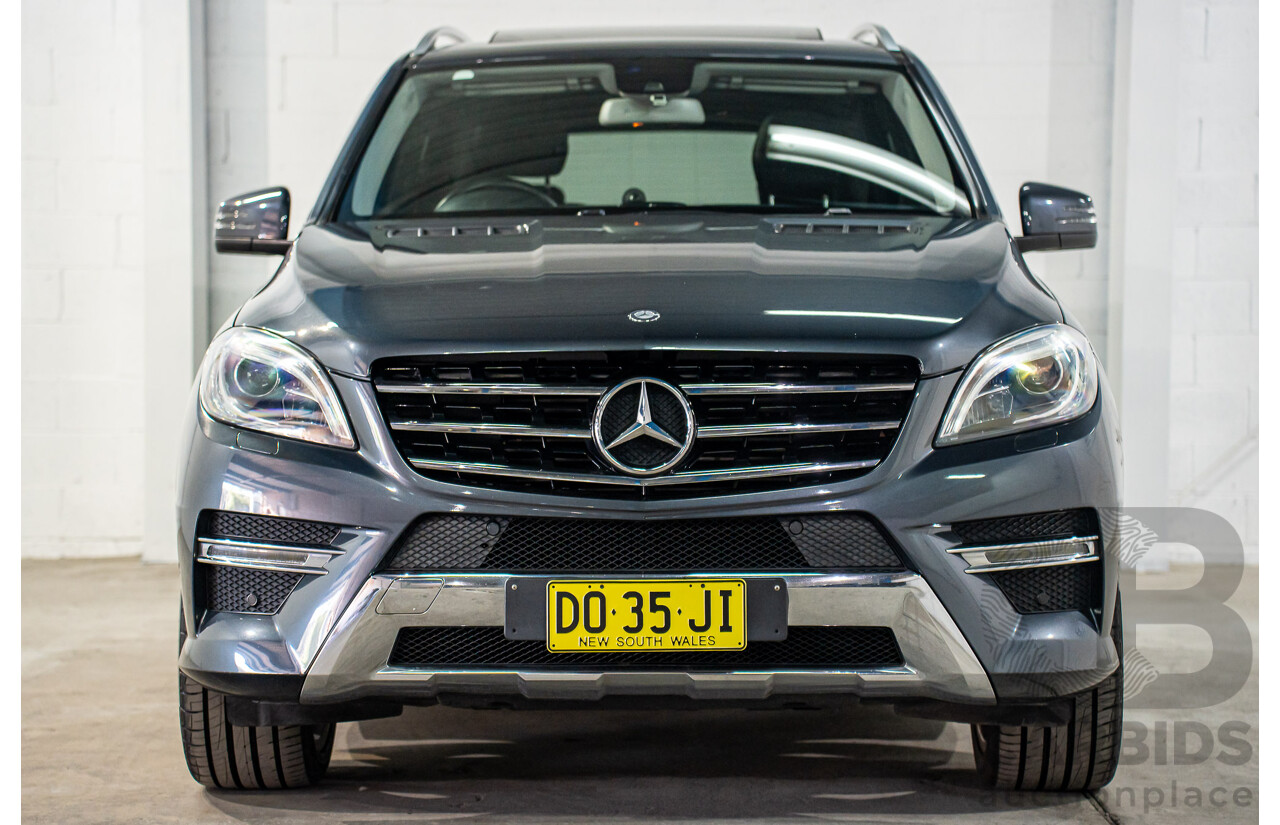 1/2013 Mercedes-Benz ML 250 CDI Bluetec (4x4) 166 4d Wagon Tenorite Grey Metallic Turbo Diesel 2.1L