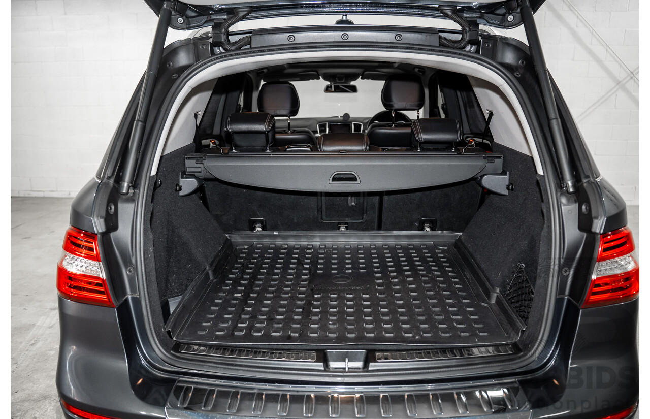 1/2013 Mercedes-Benz ML 250 CDI Bluetec (4x4) 166 4d Wagon Tenorite Grey Metallic Turbo Diesel 2.1L