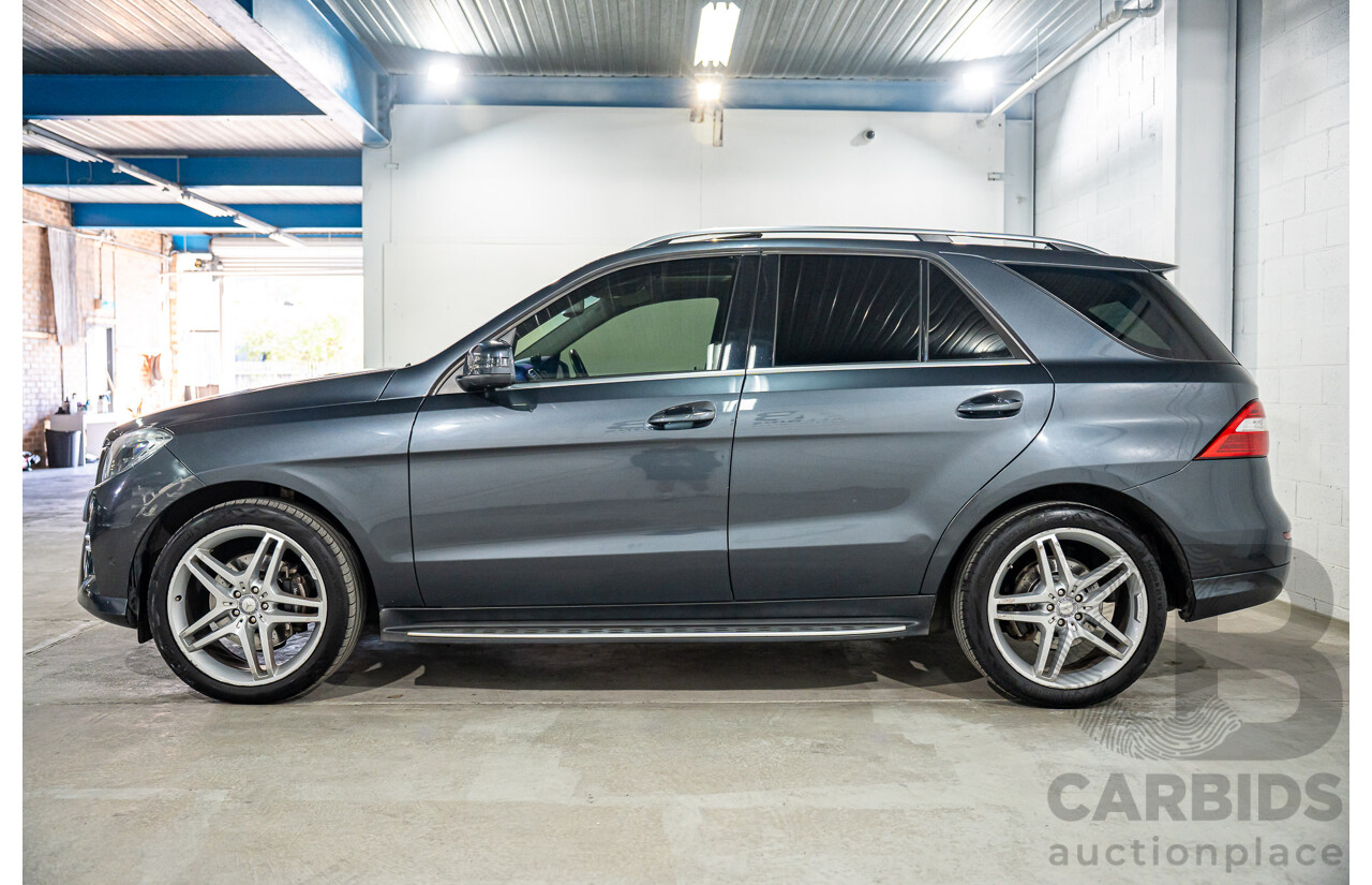 1/2013 Mercedes-Benz ML 250 CDI Bluetec (4x4) 166 4d Wagon Tenorite Grey Metallic Turbo Diesel 2.1L