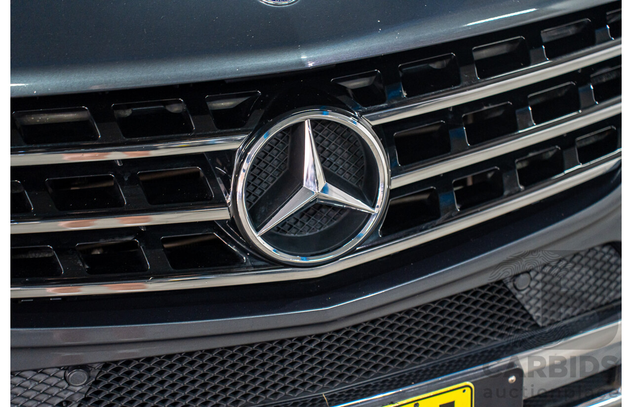 1/2013 Mercedes-Benz ML 250 CDI Bluetec (4x4) 166 4d Wagon Tenorite Grey Metallic Turbo Diesel 2.1L