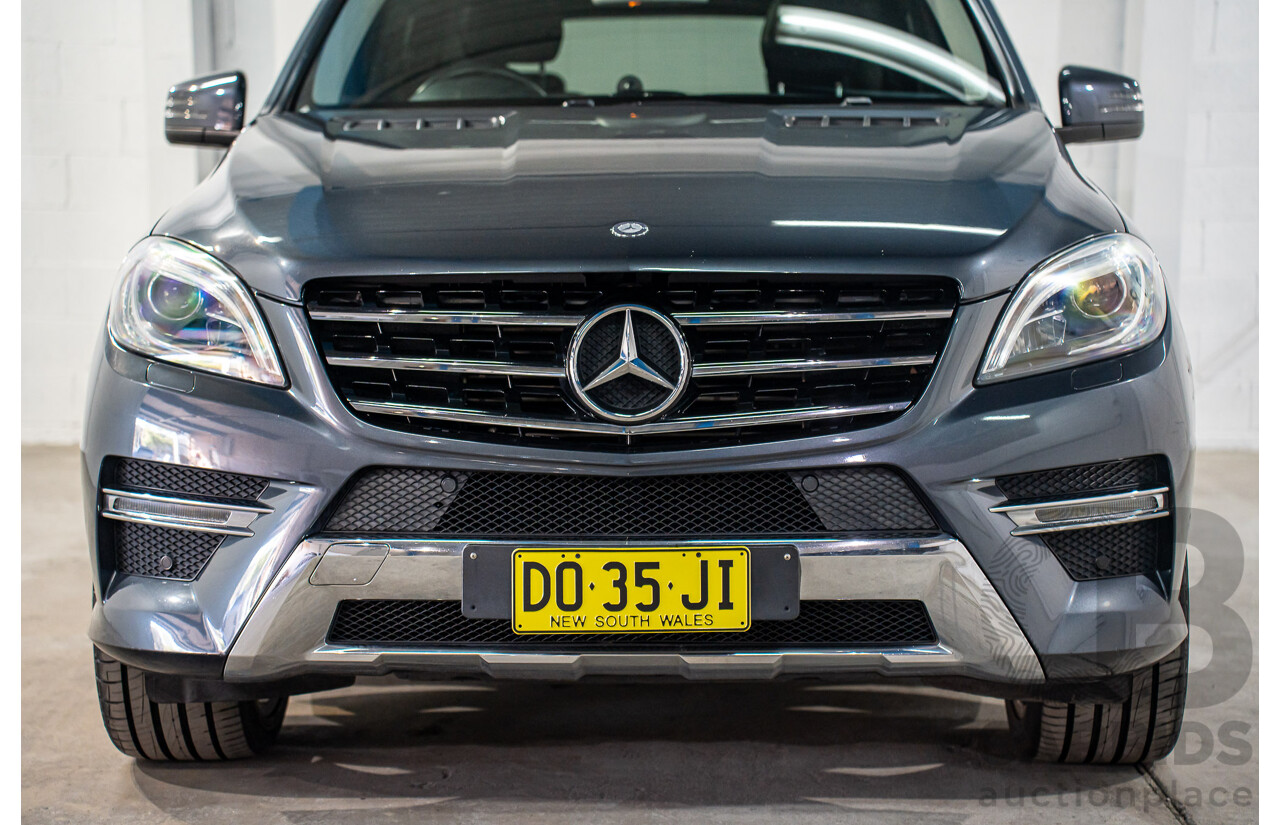 1/2013 Mercedes-Benz ML 250 CDI Bluetec (4x4) 166 4d Wagon Tenorite Grey Metallic Turbo Diesel 2.1L