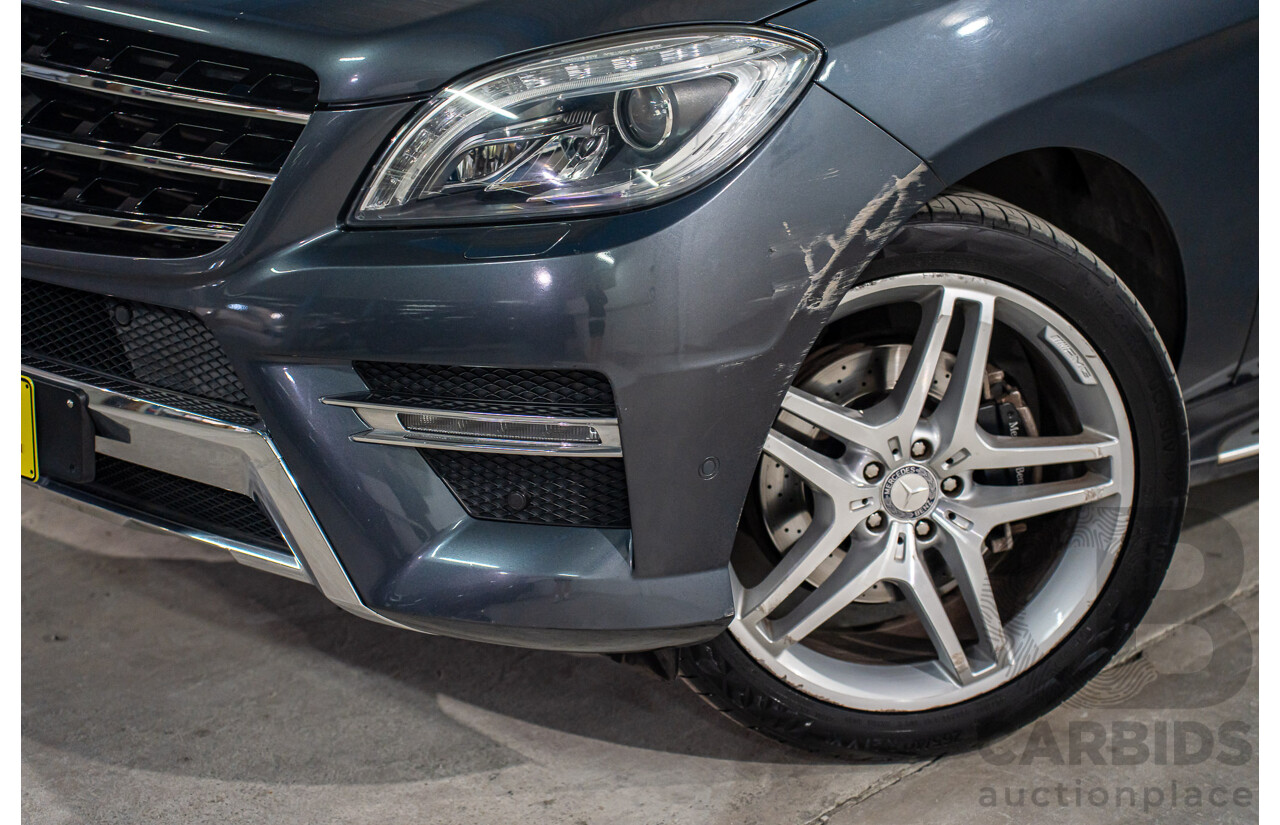 1/2013 Mercedes-Benz ML 250 CDI Bluetec (4x4) 166 4d Wagon Tenorite Grey Metallic Turbo Diesel 2.1L