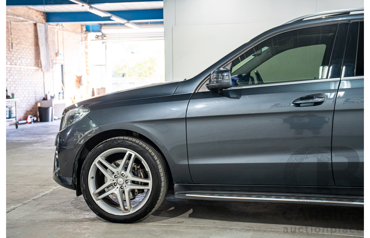 1/2013 Mercedes-Benz ML 250 CDI Bluetec (4x4) 166 4d Wagon Tenorite Grey Metallic Turbo Diesel 2.1L