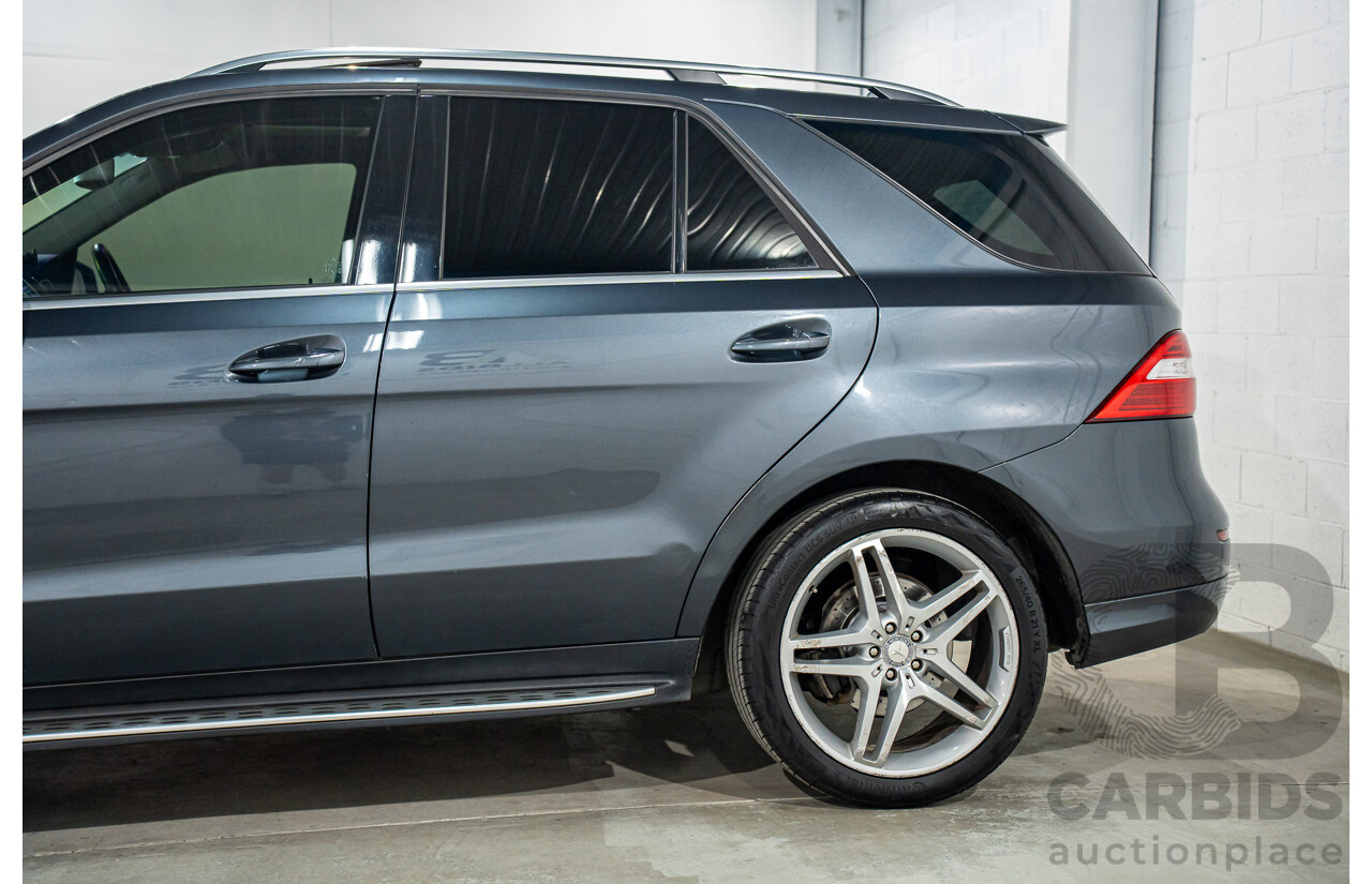 1/2013 Mercedes-Benz ML 250 CDI Bluetec (4x4) 166 4d Wagon Tenorite Grey Metallic Turbo Diesel 2.1L